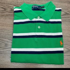 Polo Ralph Lauren Green Stripe Polo Shirt XL